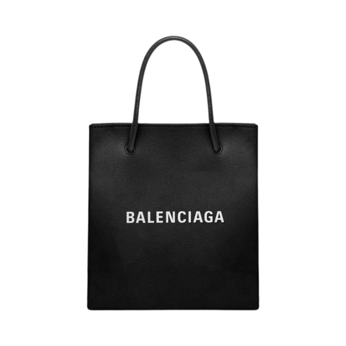 발렌시아가 쇼핑 XXS 노스 사우스 토트백 블랙