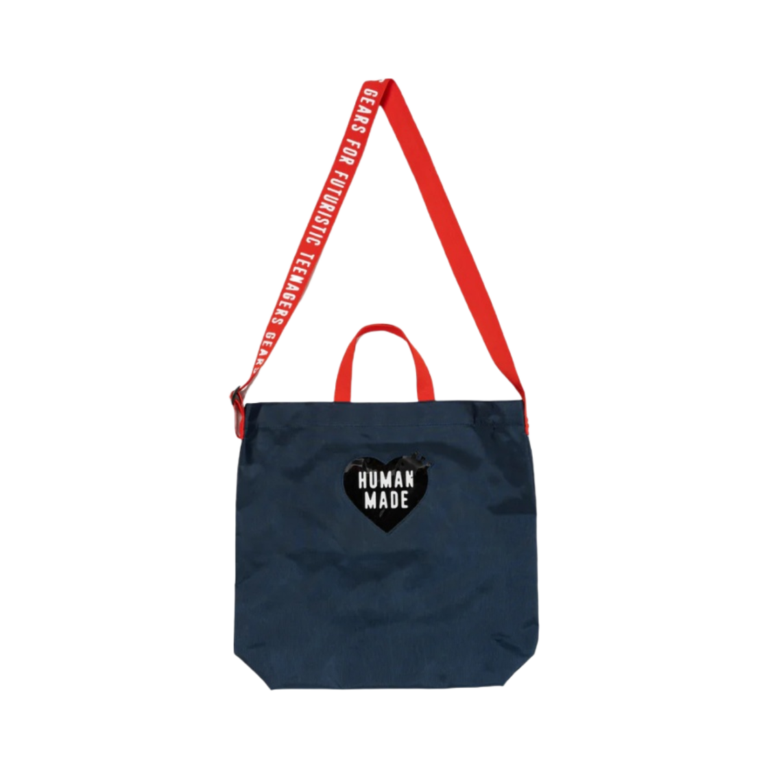 휴먼 메이드 숄더 토트백 네이비(Human Made Shoulder Tote Bag Navy)
