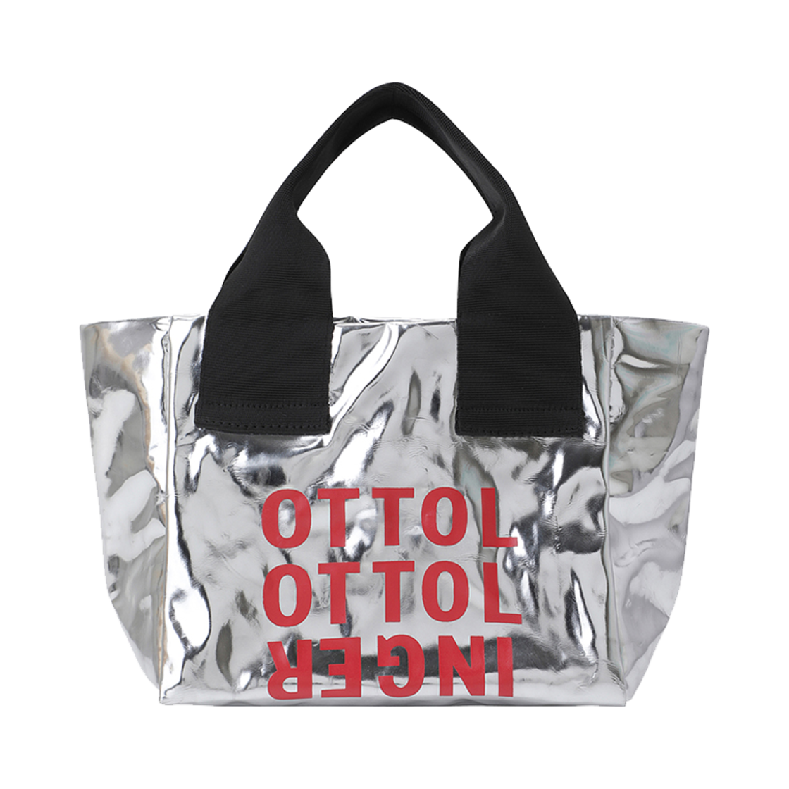 오토링거 우먼 오토 토트 백 미니 실버 - 24FW(Ottolinger Women Otto Tote Bag Mini Silver - 24FW)