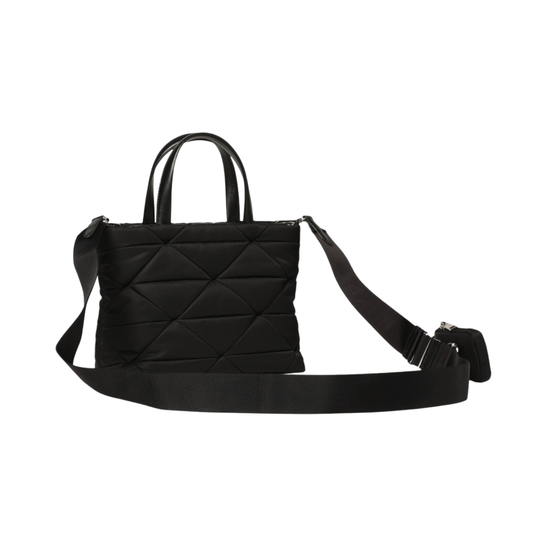 프라다 리나일론 패딩 토트백 블랙(Prada Re-Nylon Padded Tote Bag Black) - 3