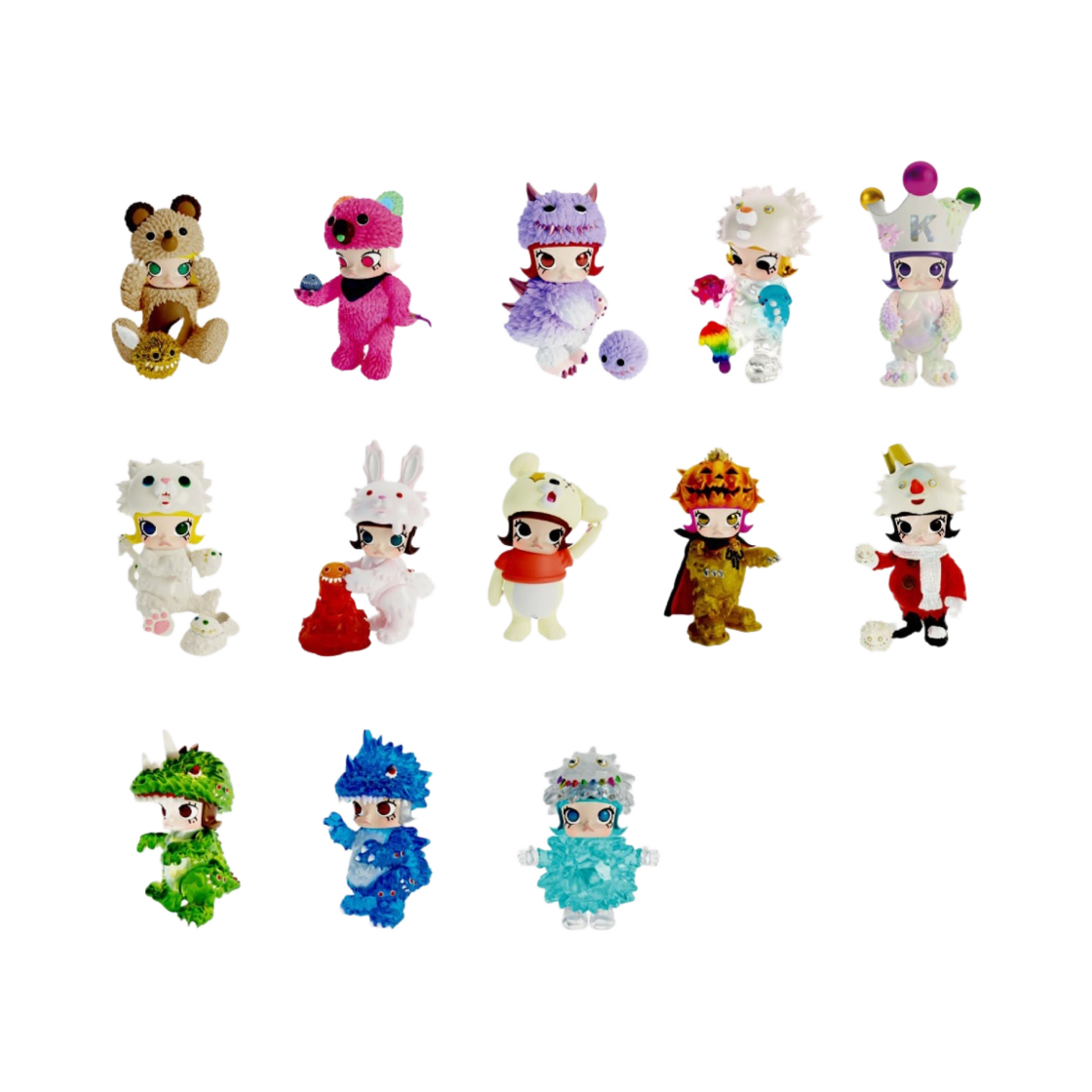 팝마트 몰리 x 인스팅토이 코스튬 시리즈 미개봉 랜덤박스 100% (12개입)(Pop Mart x Instinctoy Molly Costume Series Sealed Case 100% (12 Blind Boxes)) - 2