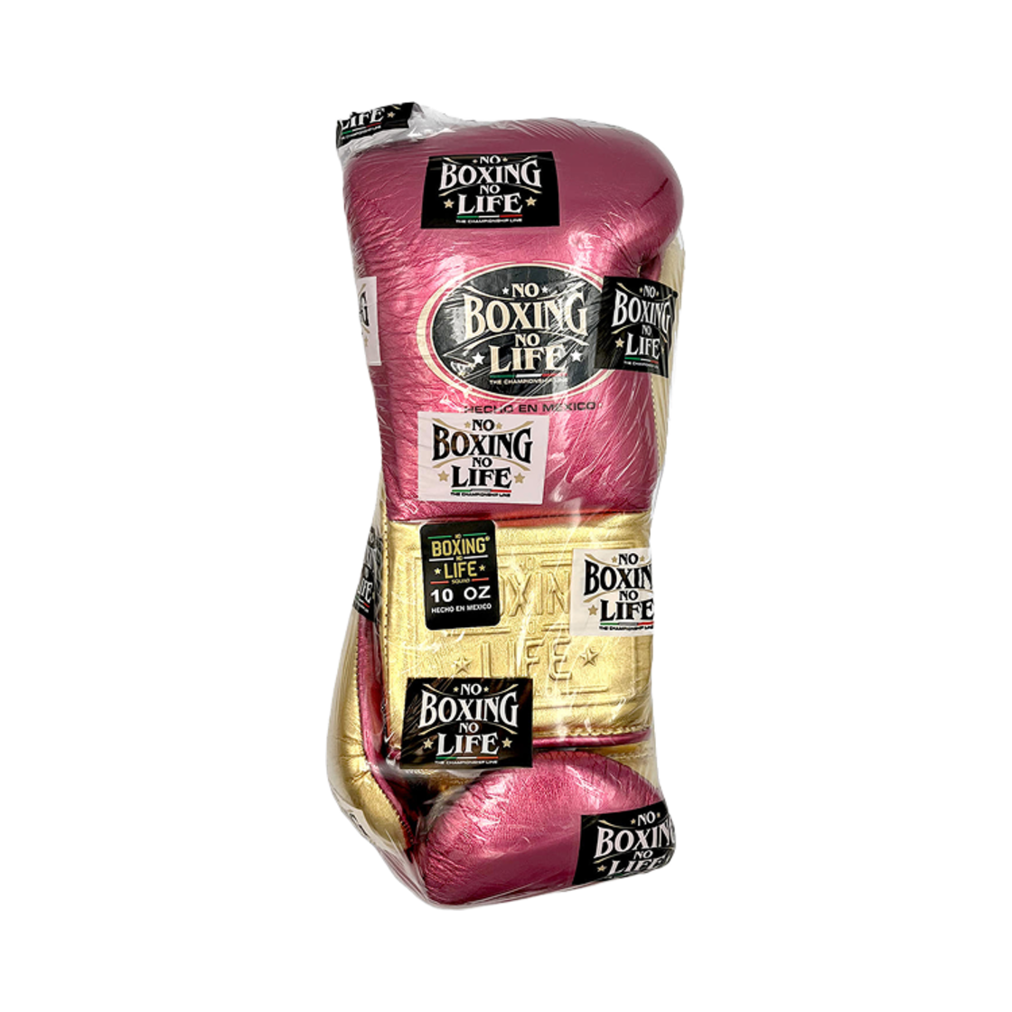 노복싱노라이프 챔피언십 10온스 글러브 메탈릭 핑크 골드(No Boxing No Life Championship 10oz Glove Metalic Pink Gold)