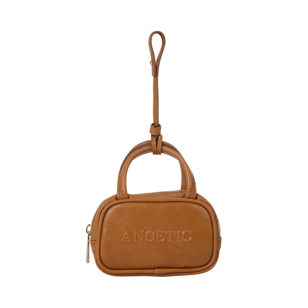 ANC-24FW009 Anoetic Mini Case Bag Charm Caramel
