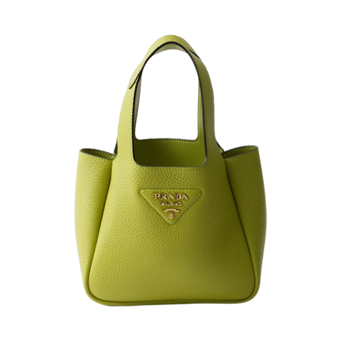 1BA349-2DKV-F04FZ Prada Leather Mini Handbag Lawn Green