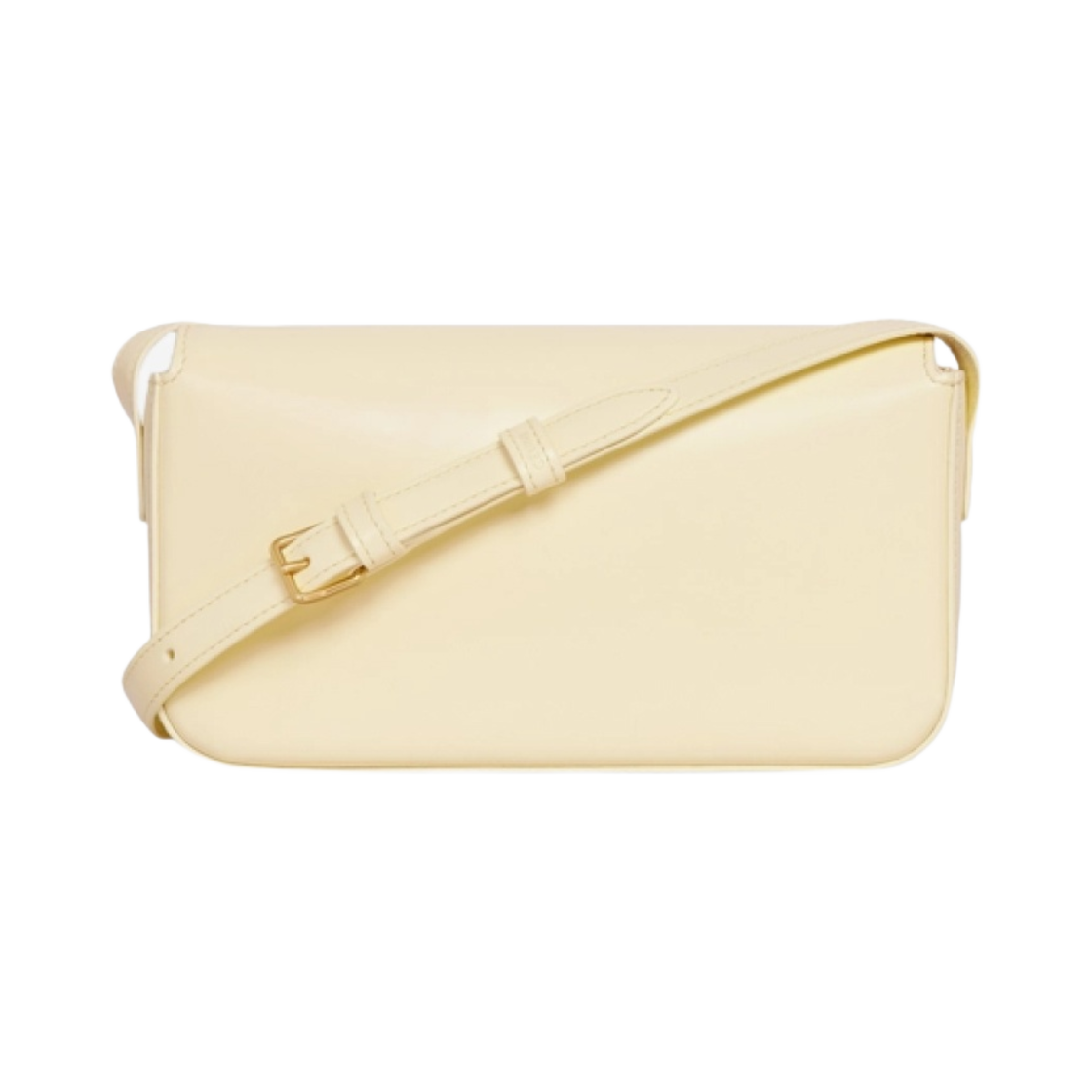 셀린느 샤이니 카프스킨 트리옹프 숄더백 소프트 옐로우(Celine Triomphe Shoulder Bag in Shiny Calfskin Soft Yellow) - 3