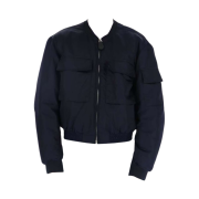 Maison Margiela Back Stitch Pocket Bomber jacket Navy