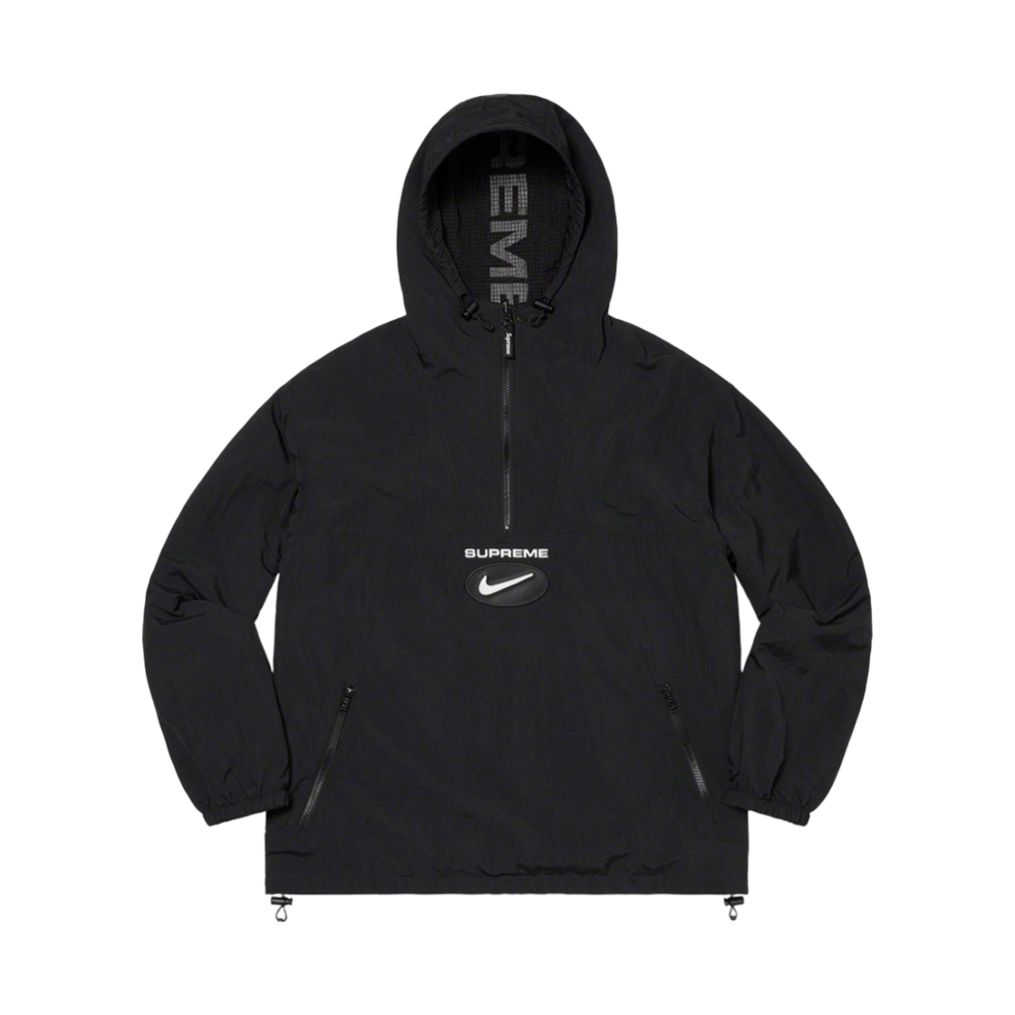 슈프림 x 나이키 쥬얼 리버시블 립스탑 아노락 블랙 - 20FW(Supreme x Nike Jewel Reversible Ripstop Anorak Black - 20FW)