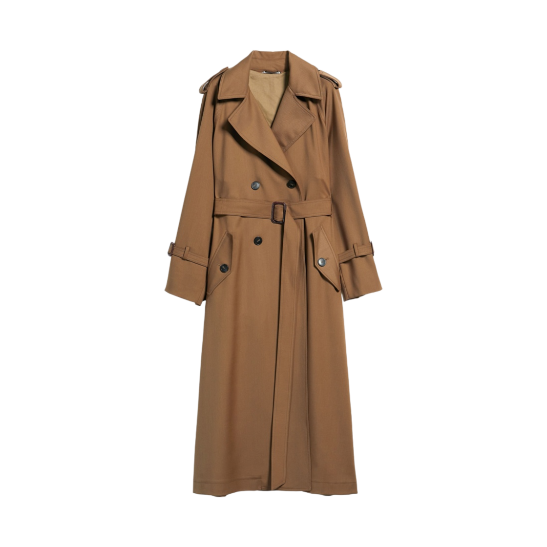 (W) 위켄드 막스마라 발수 소재 트렌치 코트 카멜((W) Weeknd Max Mara Water-Repellent Trench Coat Camel) - 1
