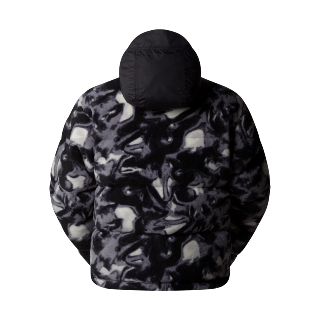노스페이스 폴라 눕시 자켓 TNF 블랙 리퀴드 프린트(The North Face Polar Nuptse Jacket TNF Black Liquid Print) - 2