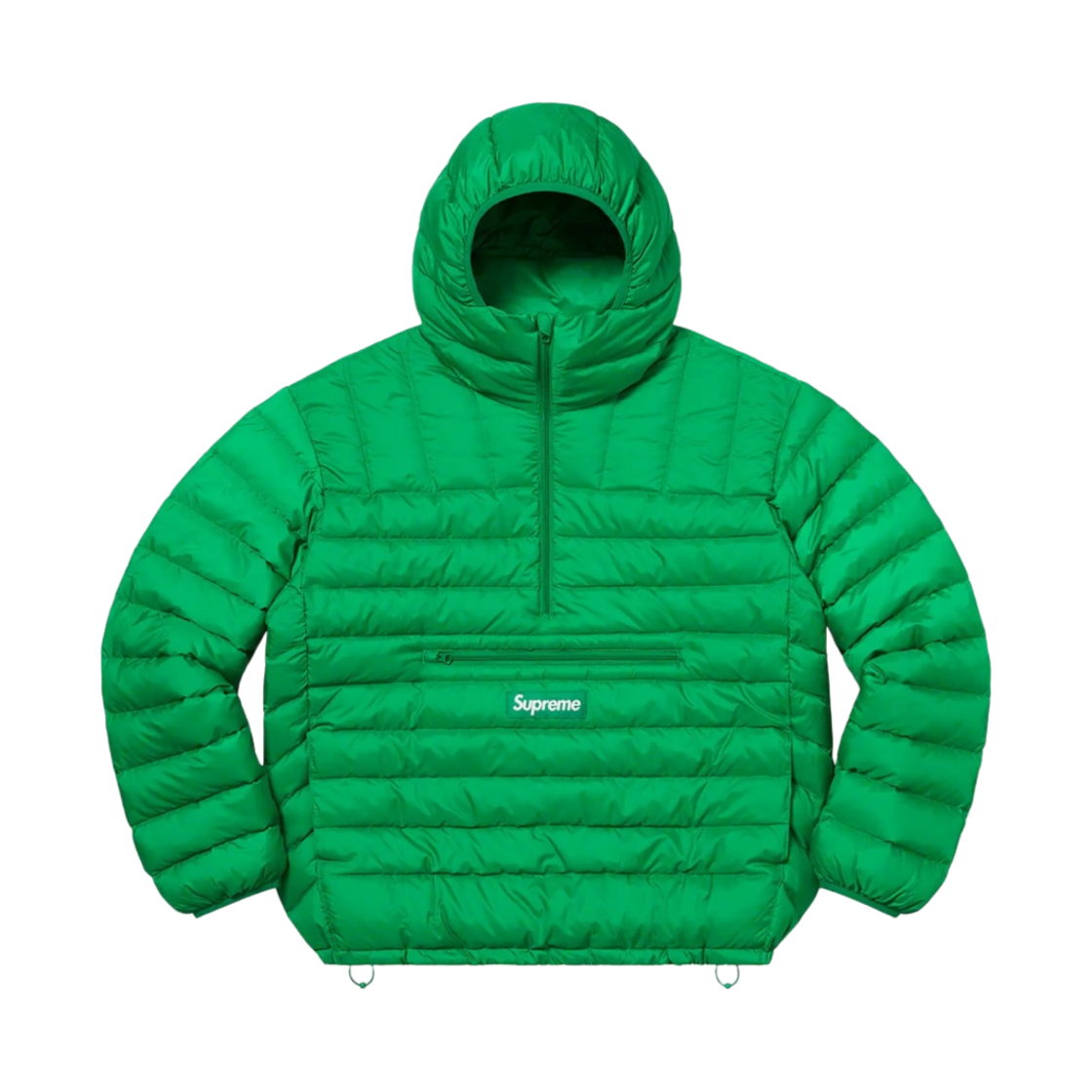 슈프림 마이크로 다운 하프 집 후드 풀오버 그린 - 22FW(Supreme Micro Down Half Zip Hooded Pullover Green - 22FW) - 1
