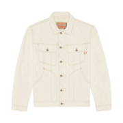 Diesel D-Riley Regular Fit Trucker Jacket White