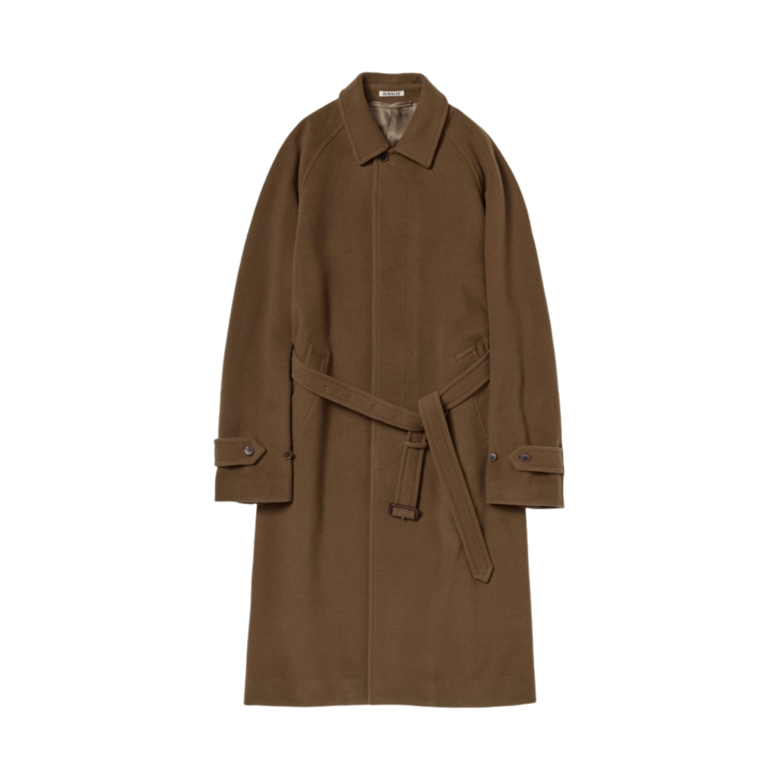 오라리 캐시미어 울 모저 수티엥 칼라 코트 브라운 - 23AW(Auralee Cashmere Wool Mosser Soutien Collar Coat Brown - 23AW) - 1