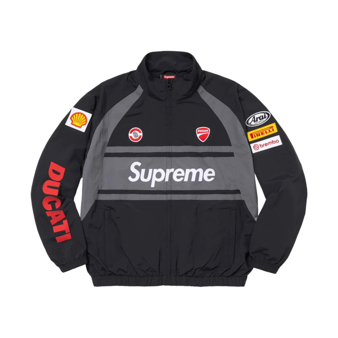 슈프림 x 두카티 트랙 자켓 블랙 - 24SS(Supreme x Ducati Track Jacket Black - 24SS)