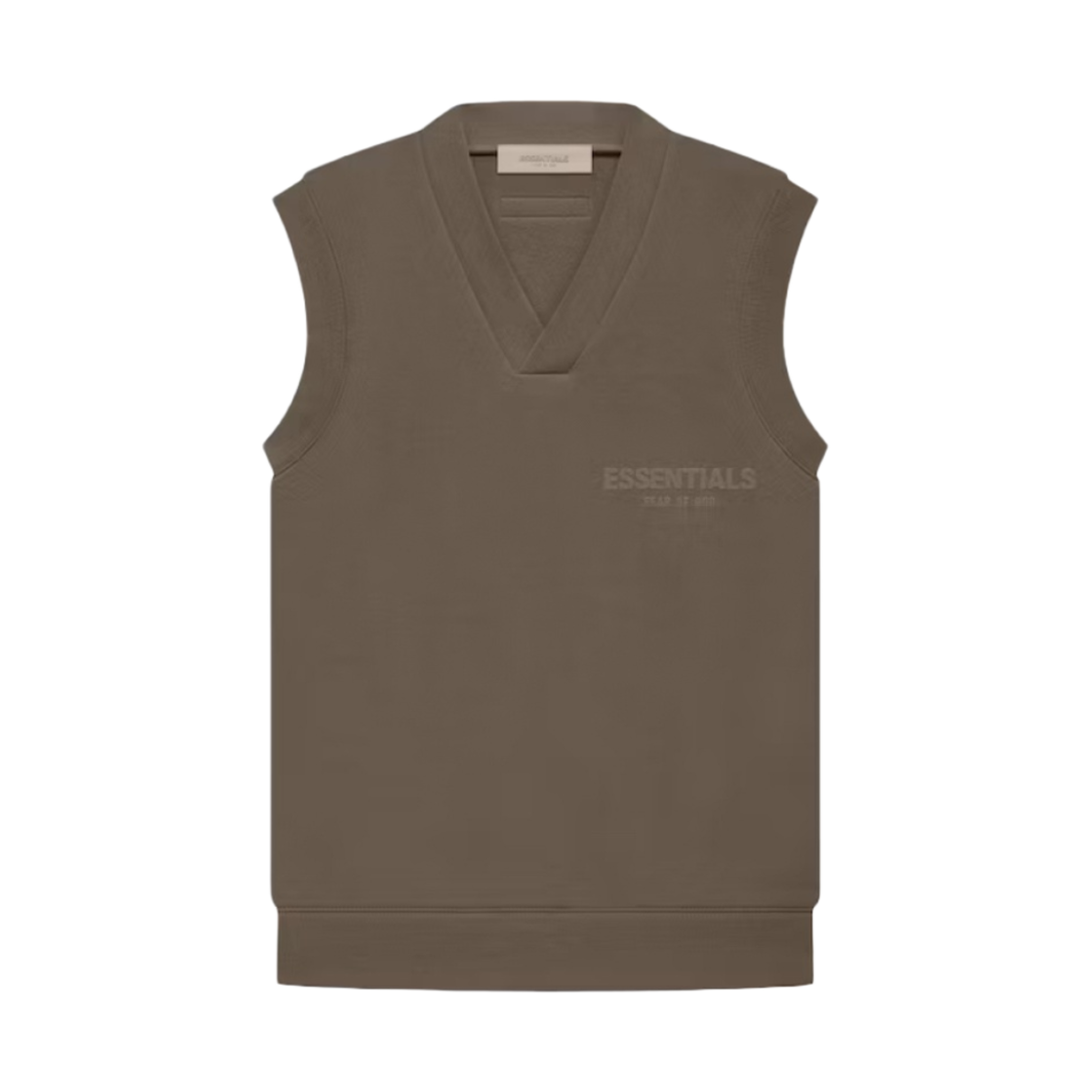 (W) 에센셜 브이넥 베스트 우드 - 22FW((W) Essentials V-Neck Vest Wood - 22FW) - 1