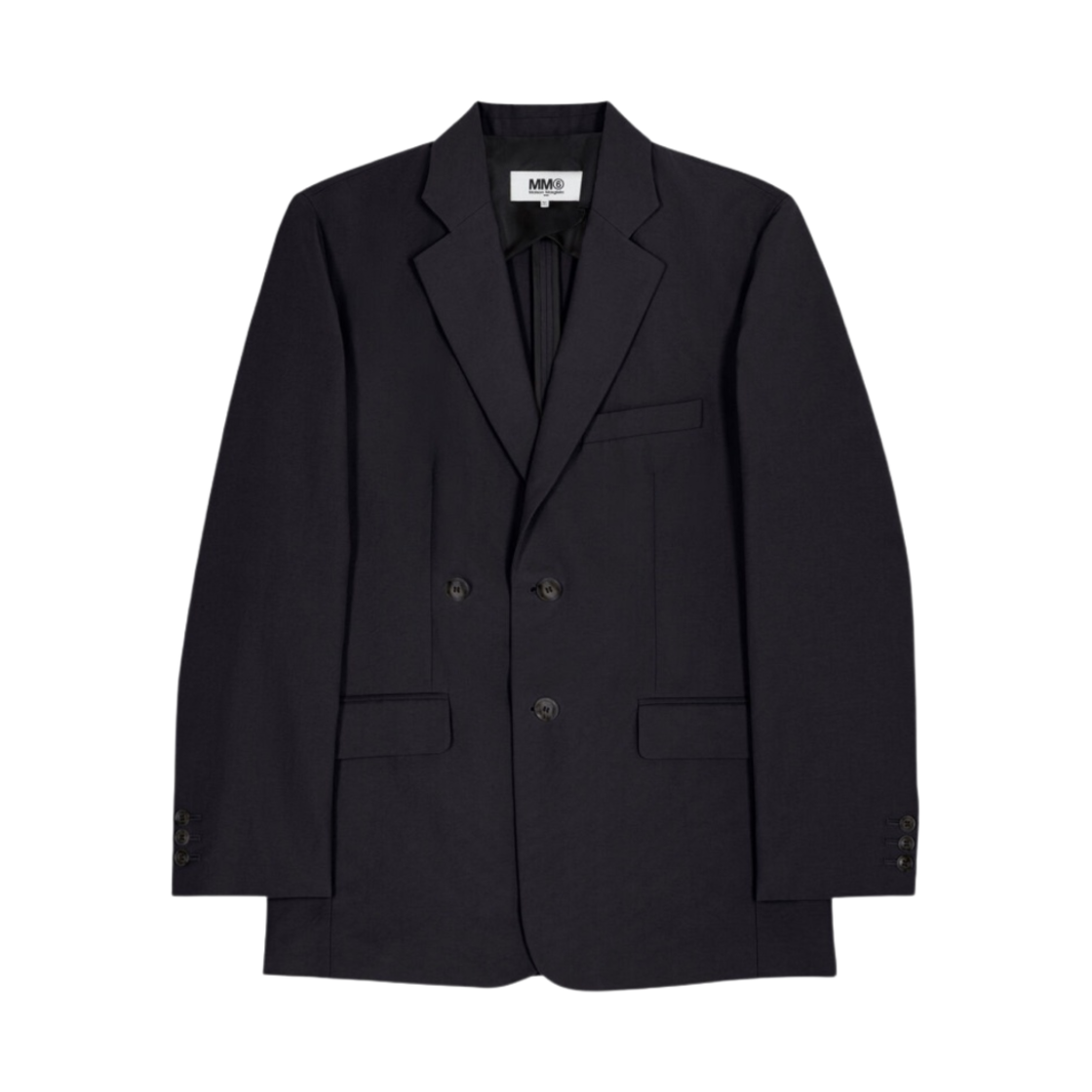 S52BN0113S76430900 (W) MM6 Maison Margiela Single Breasted Jacket Black