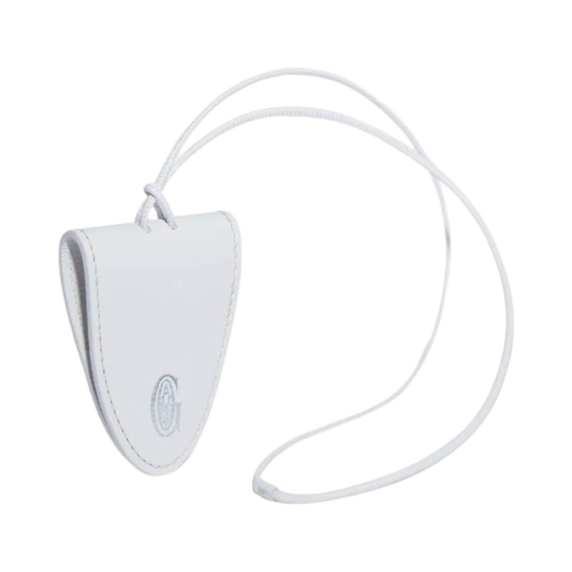 - Goyard Chevroches Calfskin Croc Universel White