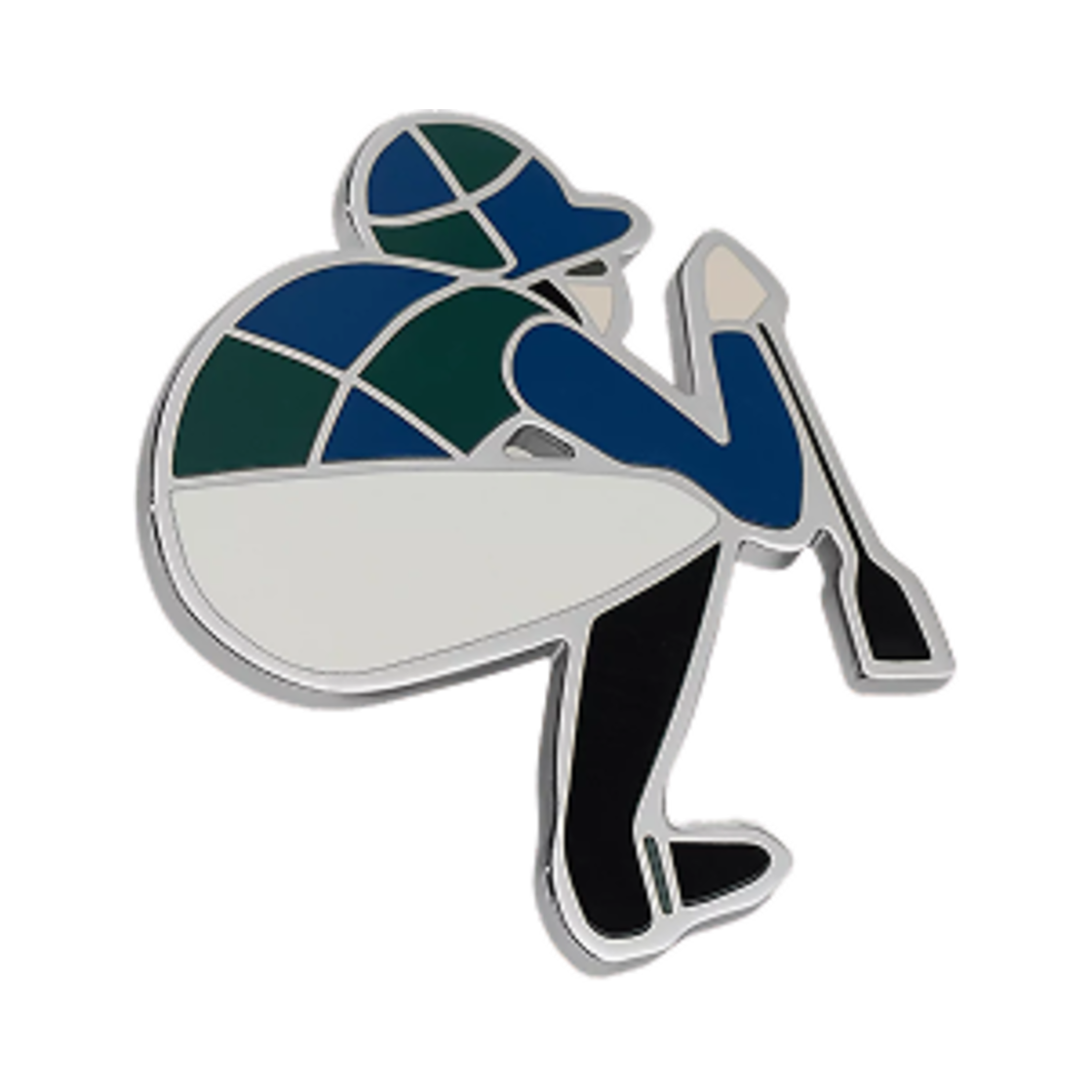 에르메스 자키 트윌리 링 래커드 팔라듐 하드웨어 & 팔라디 블루 사피흐 베르(Hermes Jockey Twilly Ring Lacquered Palladium & Palladie Bleu Saphir Vert) - 1