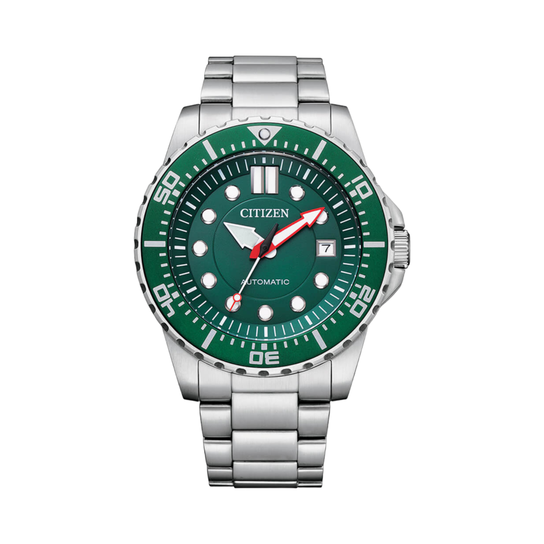 시티즌 메카니컬 오토매틱 43mm 스테인리스 스틸 그린 실버(Citizen Mechanical Automatic 43mm Stainless Steel Green Silver) - 1