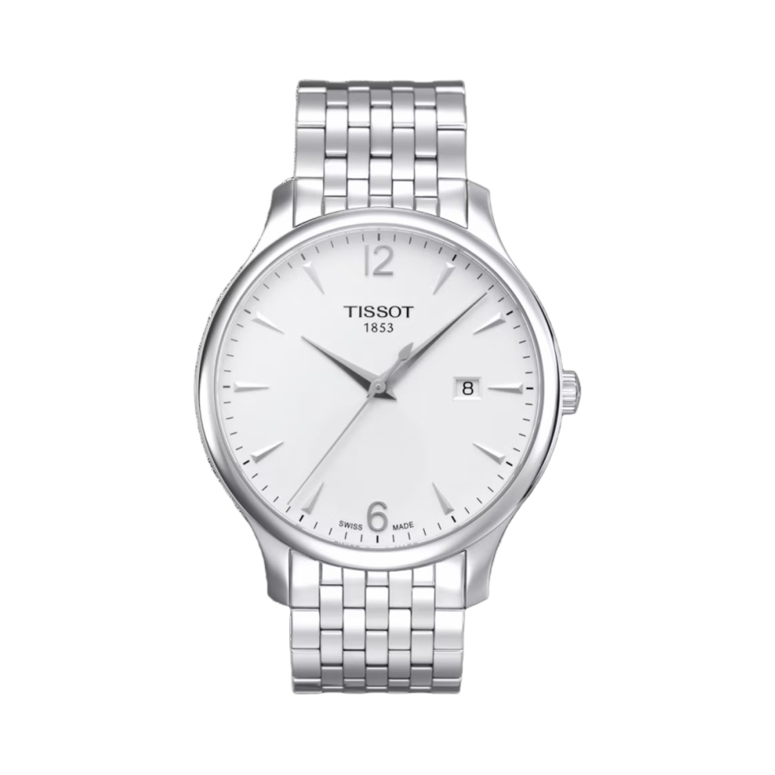 티쏘 트래디션 42mm 스테인리스 스틸 실버(Tissot Tradition 42mm Stainless Steel Silver) - 1