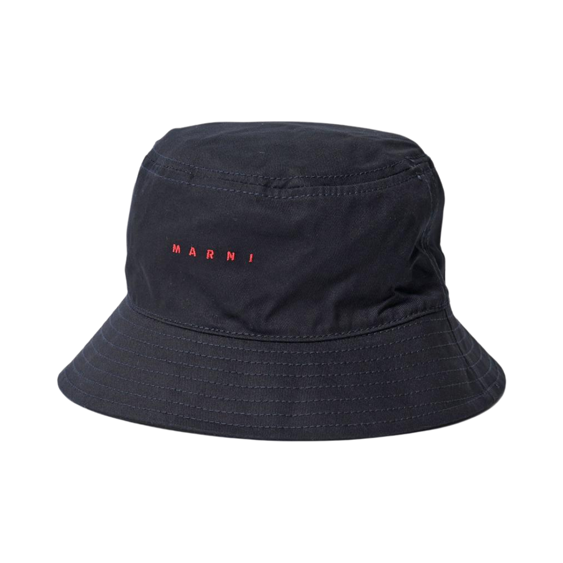 (키즈) 마르니 로고 버킷햇 블랙((Kids) Marni Logo Bucket Hat Black)