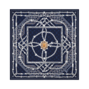 Louis Vuitton LV Dynasty Silk Bandana Navy