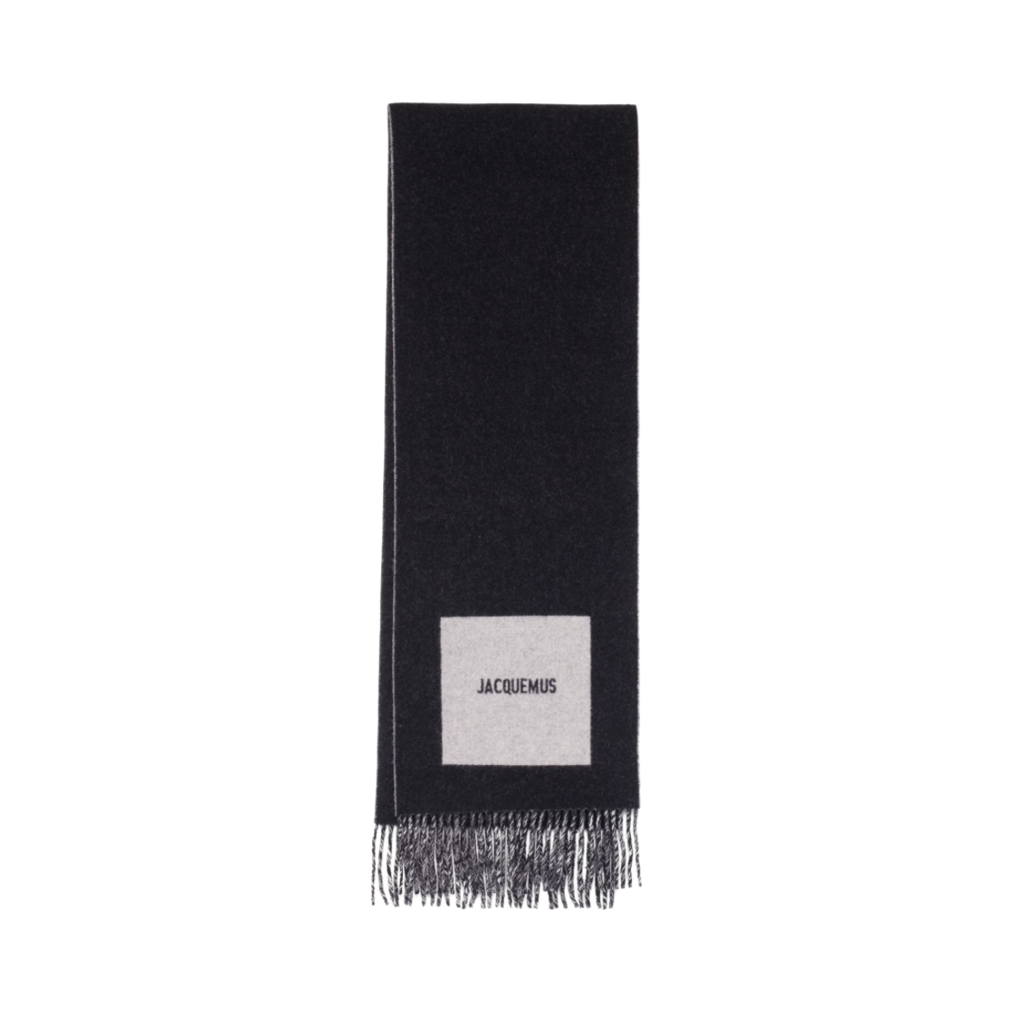 자크뮈스 롱드 카레 머플러 블랙(Jacquemus Rond Carre Muffler Black)