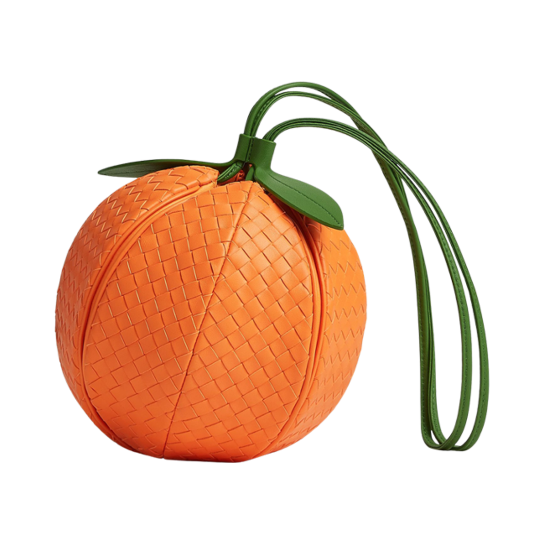 보테가 베네타 오렌지 멀티 파우치 파파야 탠저린 아보카도(Bottega Veneta Orange Multi-Pouch Papaya Tangerine Avocado) - 1