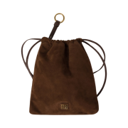 Miu Miu Suede Pouch Cocoa Brown
