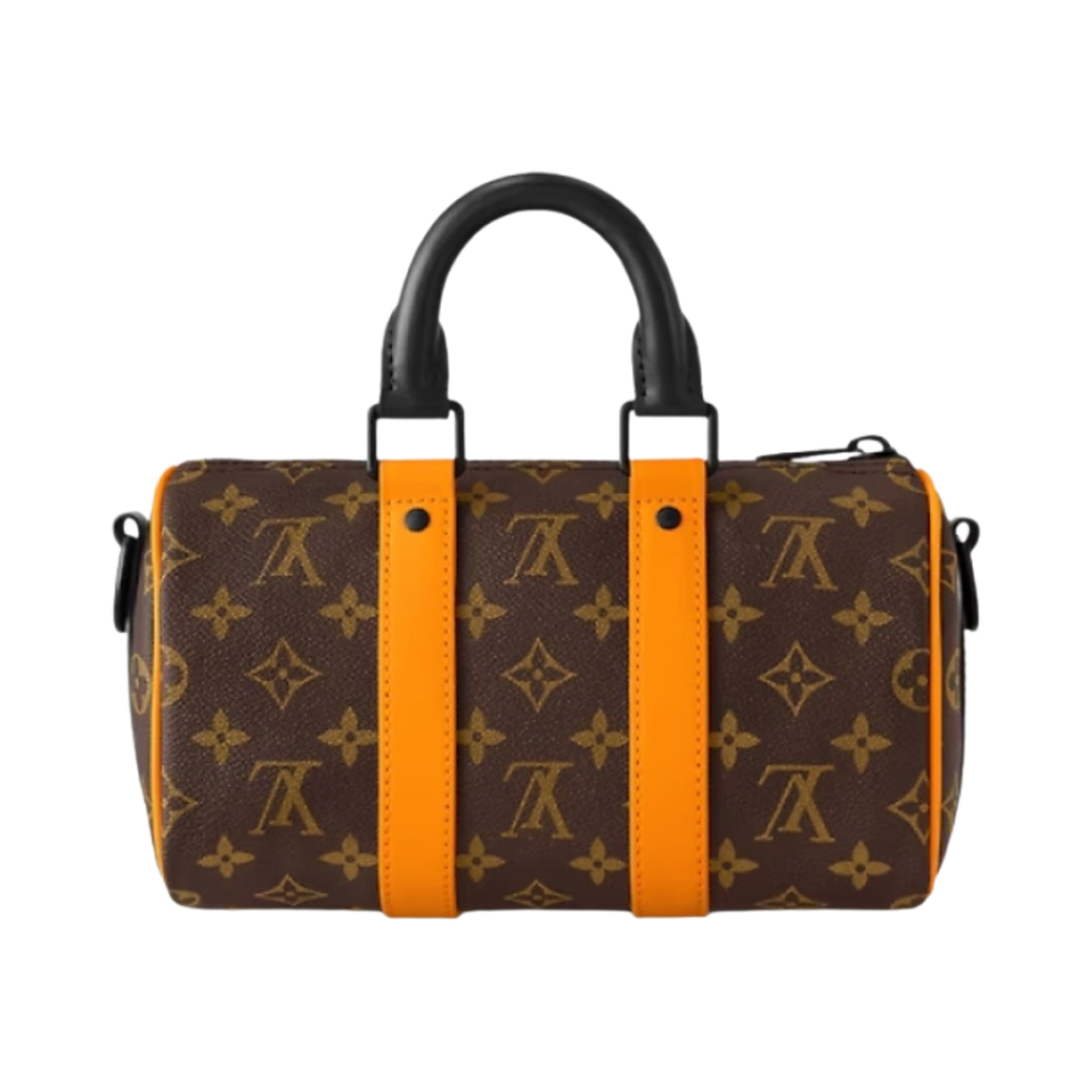 루이비통 키폴 반둘리에 25 모노그램 마카사르 샤프론 오렌지(Louis Vuitton Keepall Bandoulier 25 Monogram Macassar Saffron Orange) - 4
