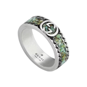 Gucci Ring With Interlocking G Silver