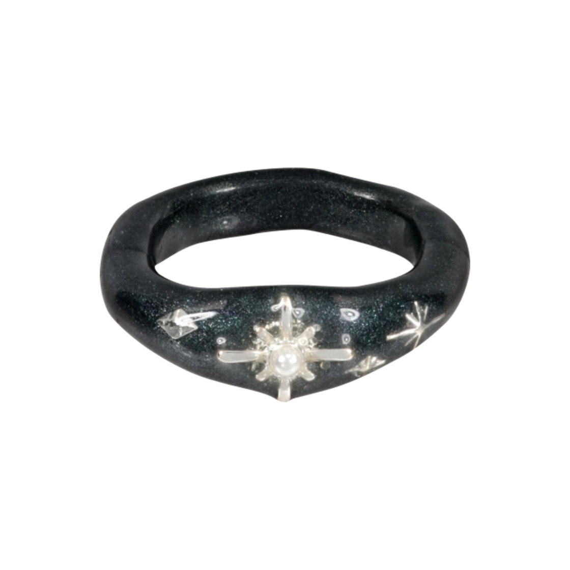 엔프프 스태리 나이트 링 블랙(Nff Starry Night Ring Black)