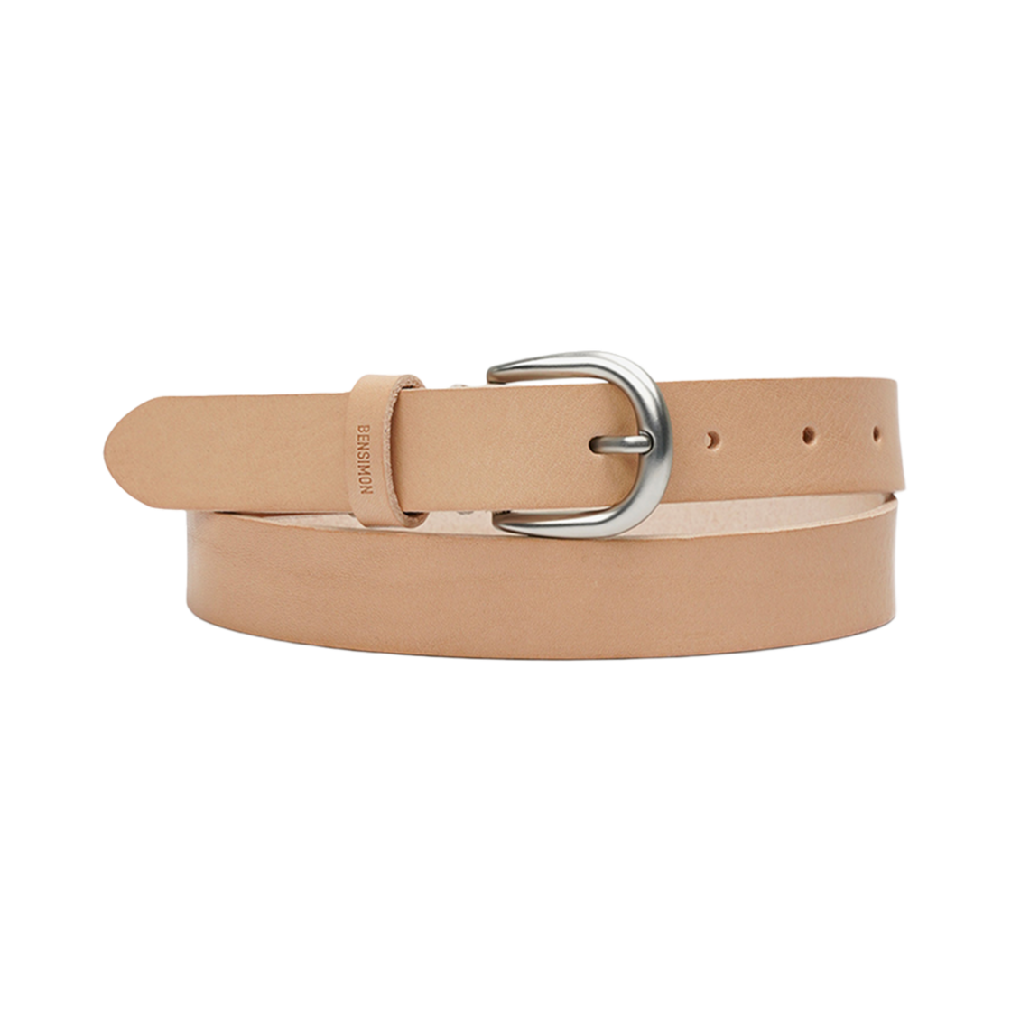 벤시몽 네추럴 레더 벨트 샌드 베이지(Bensimon Natural Leather Belt Sand Beige)