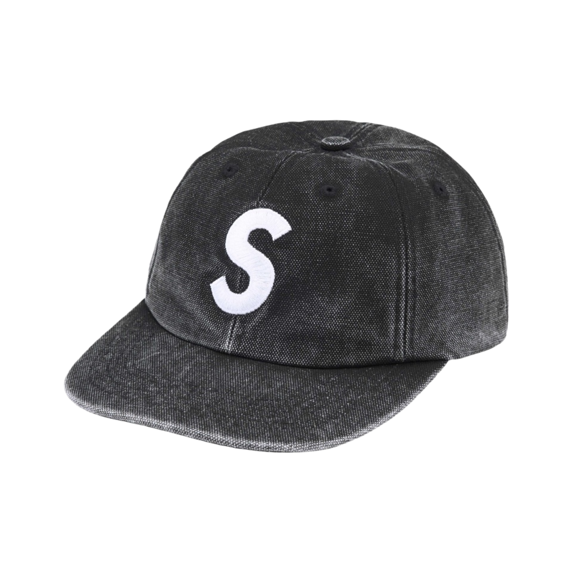 슈프림 피그먼트 S 로고 6-패널 블랙 - 24FW(Supreme Pigment S Logo 6-Panel Black - 24FW)