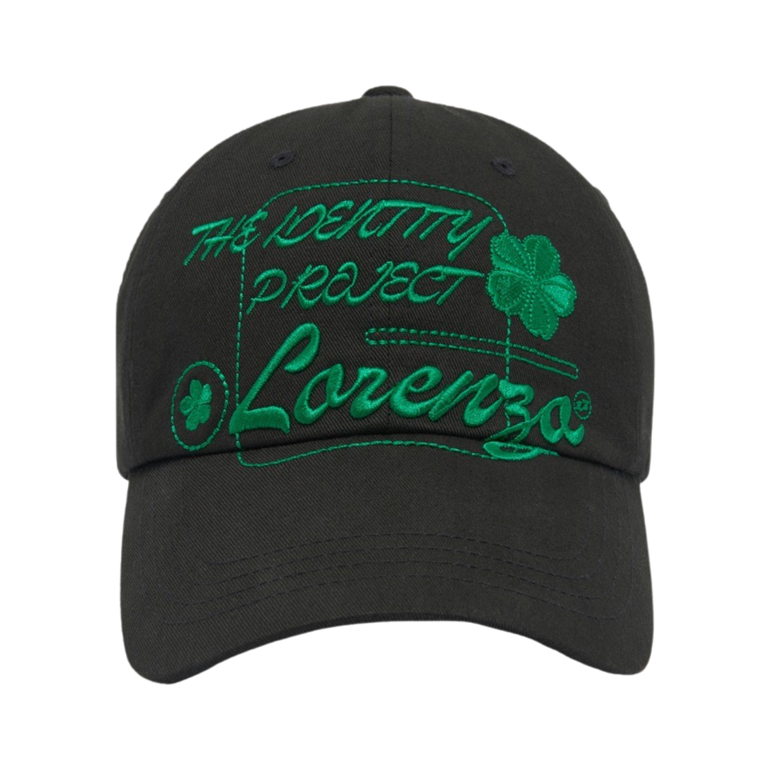 088_TIP THE IDENTITY PROJECT Lorenzo Iconic Ball Cap Black Green