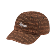 Supreme Multi Type Jacquard Denim 6-Panel Brown - 22FW