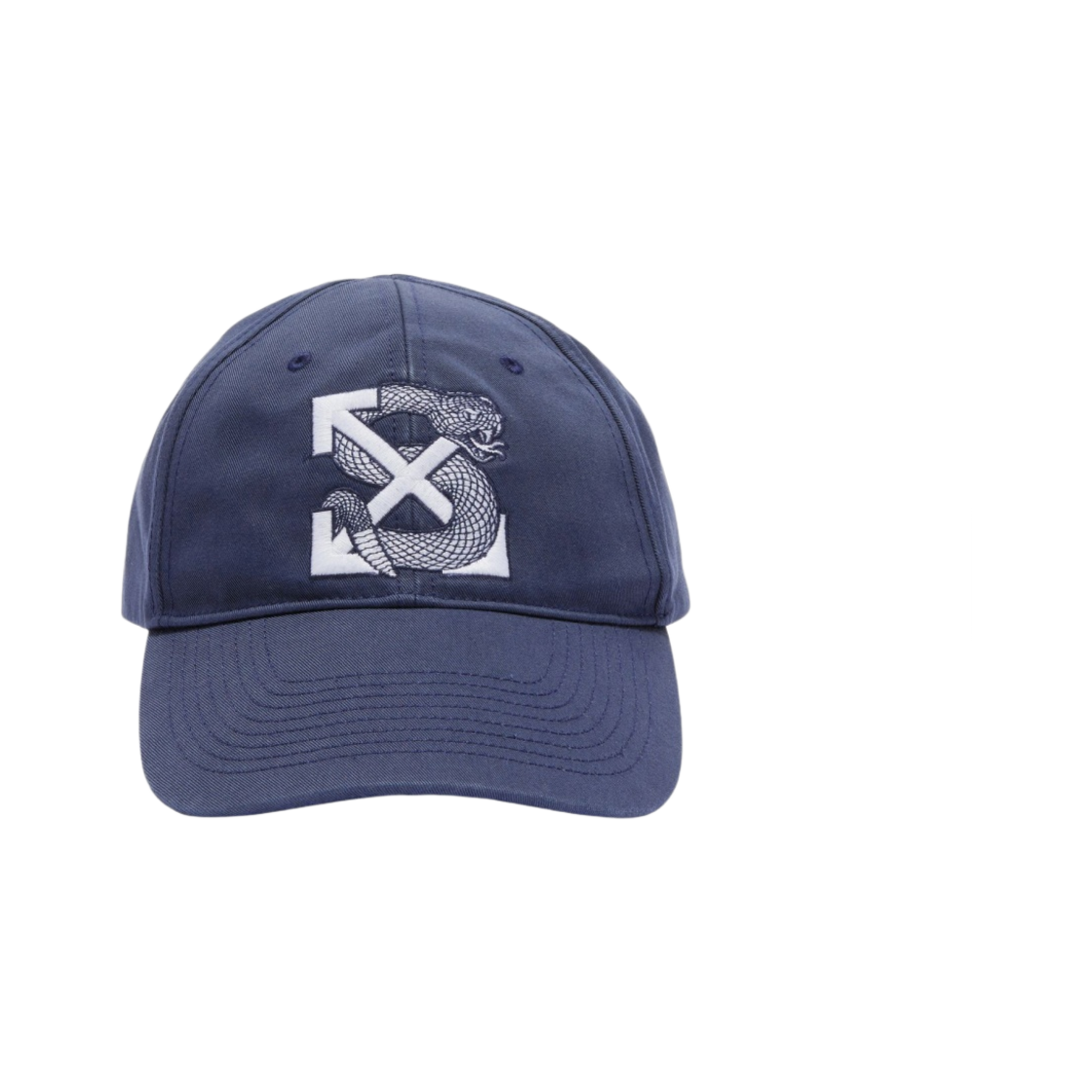 오프화이트 x 살 바르비에 애로우 베이스볼 캡 다크 블루 그레이(Off-White x Sal Barbier Arrow Baseball Cap Dark Blue Grey)