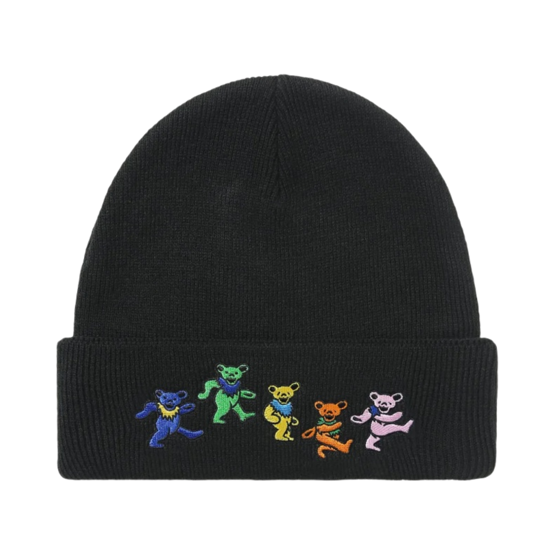 GD233WHWBE01OBK Thisisneverthat x Grateful Dead Dancing Bears Beanie Black