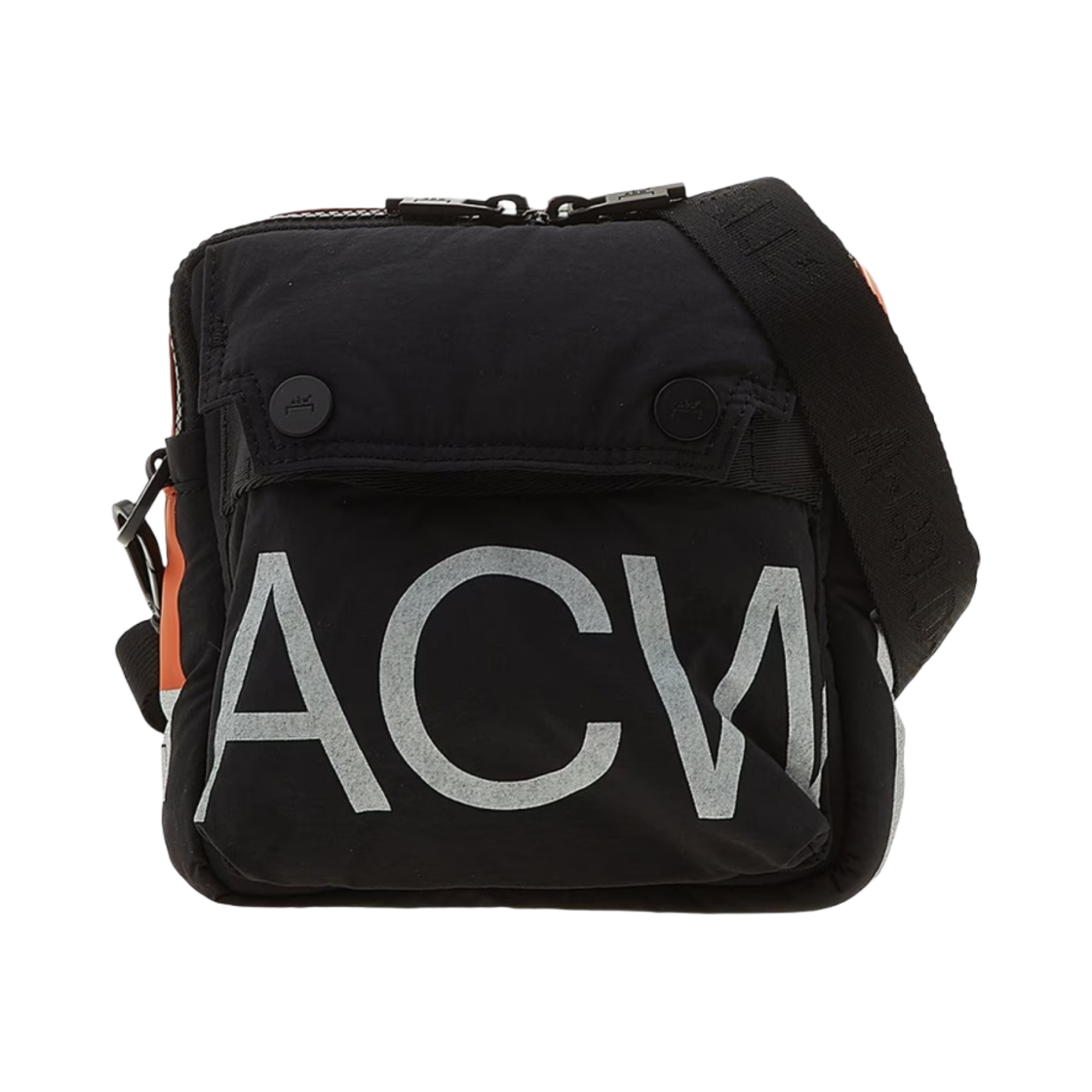 ACWUG082 A Cold Wall Insulate Logo Messenger Bag Black