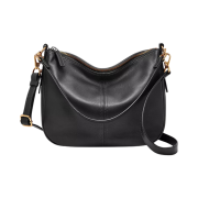 Fossil Jolie Leather Crossbody Bag Black