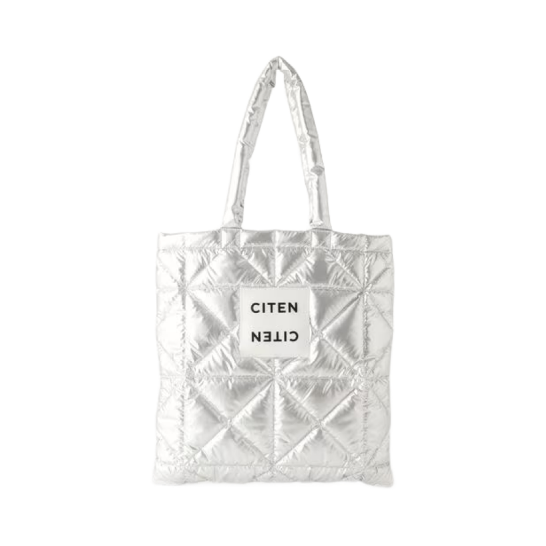 시텐 패디드 토트백 실버(Citen Padded Tote Bag Silver)