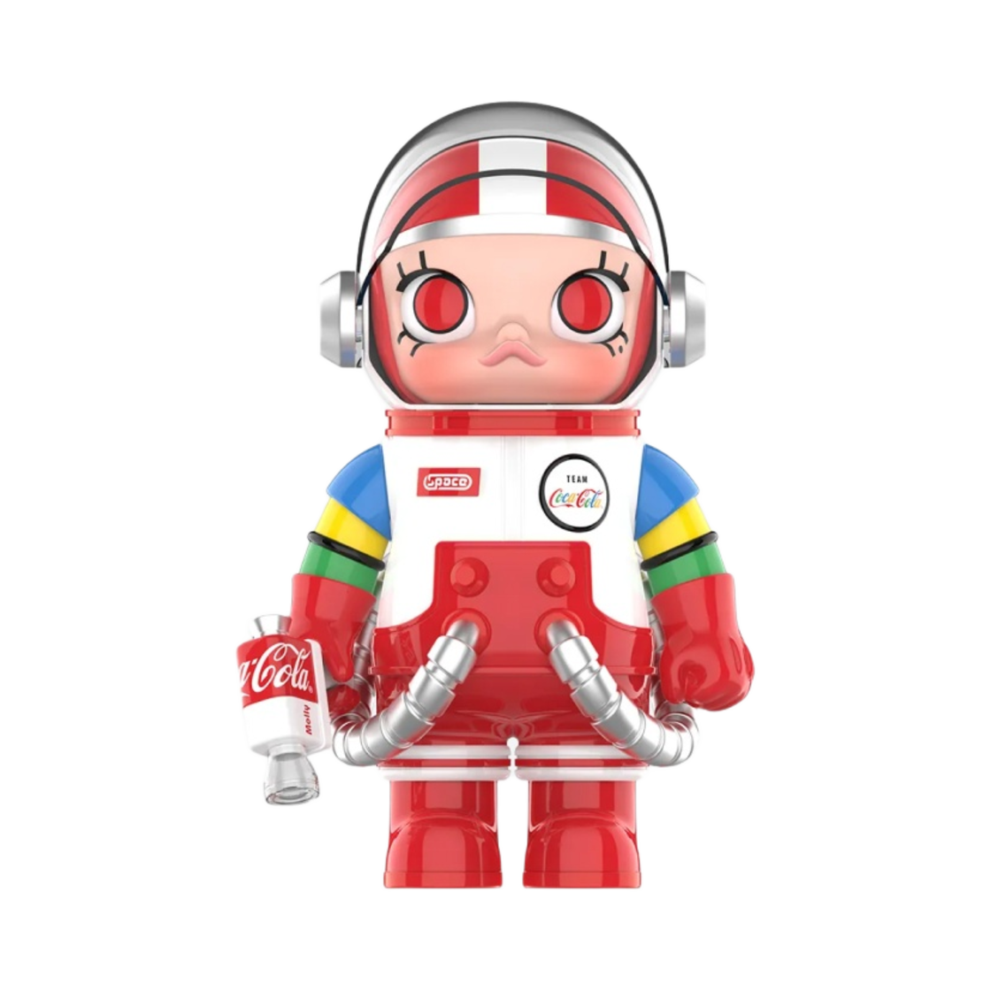 - Pop Mart x Team Coca Cola Mega Space Molly 400%