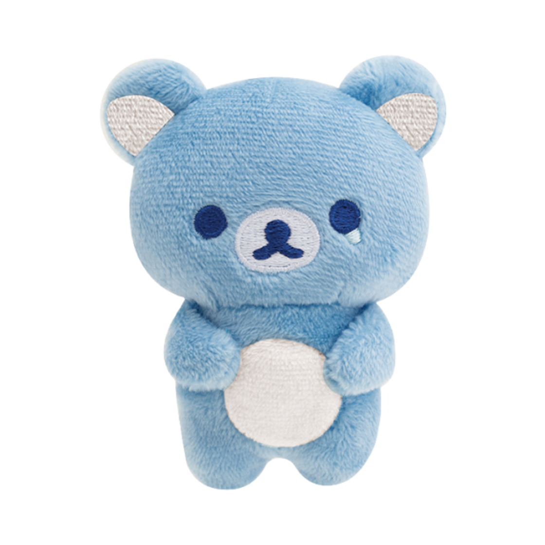 산엑스 리락쿠마 비 온 뒤 맑음 슬픈 날에도 나나이로 테노리 플러시 블루(San-X Rilakkuma Rainy Days of Sunshine in Sad Days Nanairo Tenori Plush Blue)