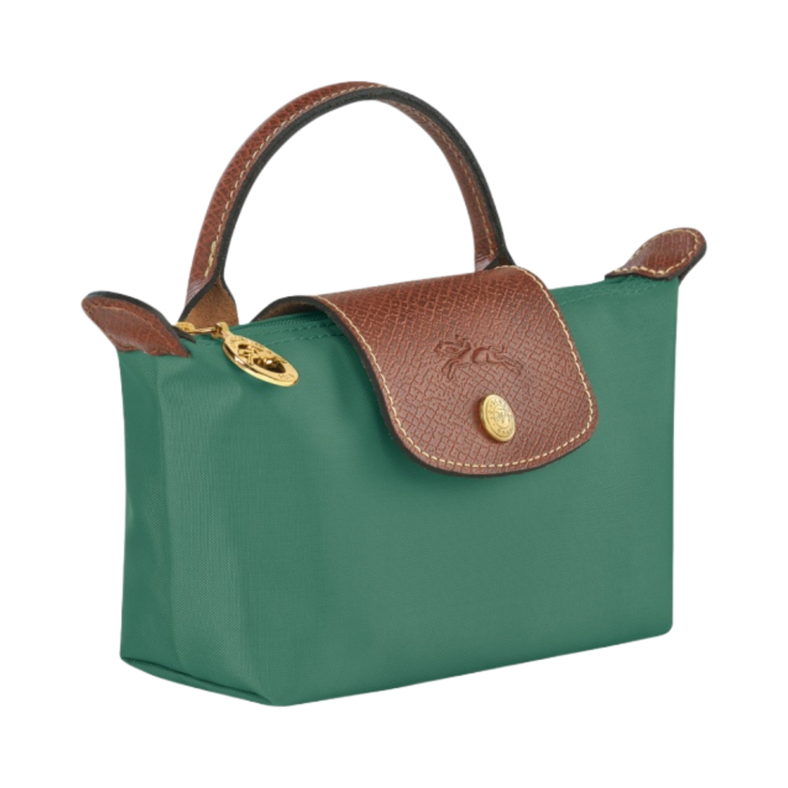 34175089P84 Longchamp Le Pliage Original Handle Pouch Sage - #2
