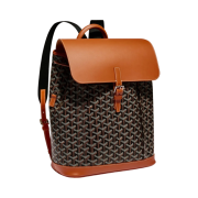 Goyard Alpin MM Backpack Black Tan