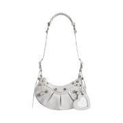Balenciaga Le Cagole XS Shoulder Bag Sparkling Fabric Silver