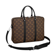 Louis Vuitton Porte Documents Voyage PM Monogram Black