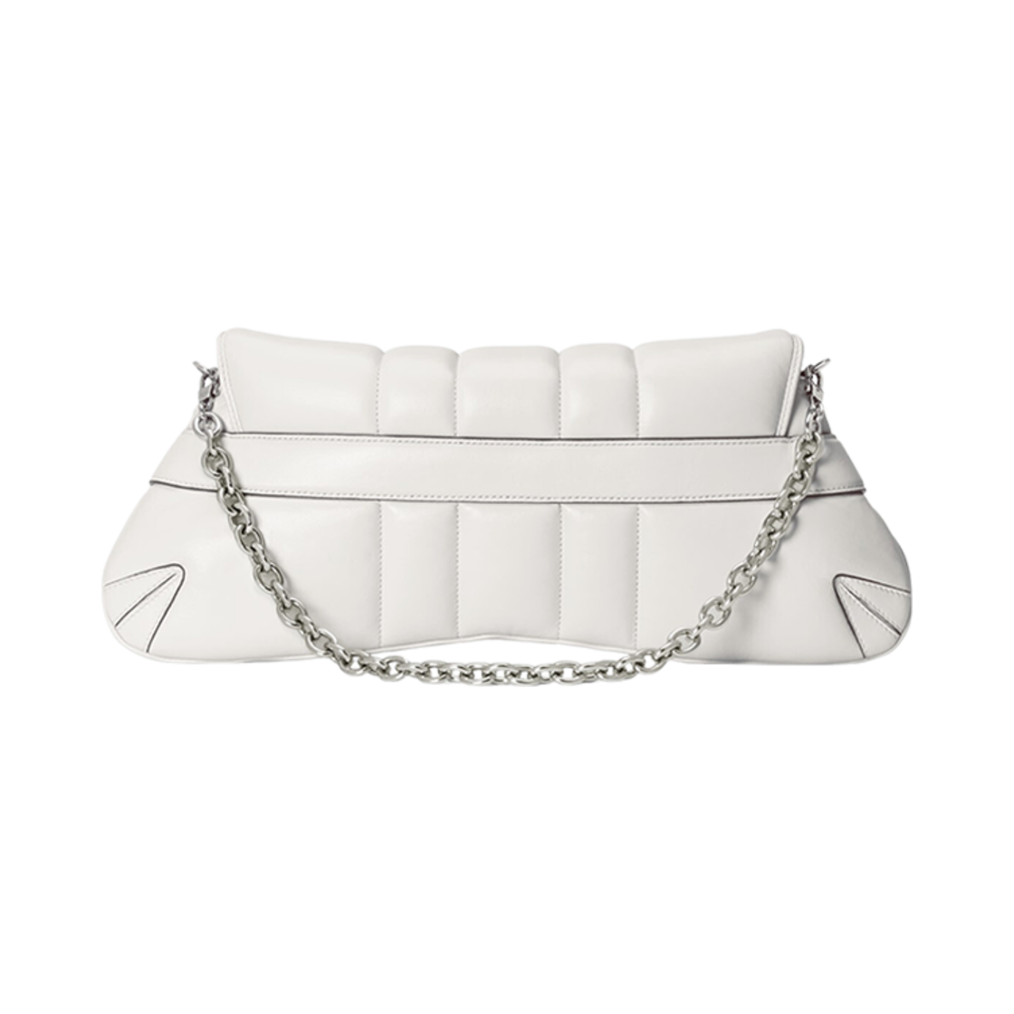 구찌 홀스빗 체인 미디움 숄더백 화이트 레더(Gucci Horsebit Chain Medium Shoulder Bag White Leather) - 4