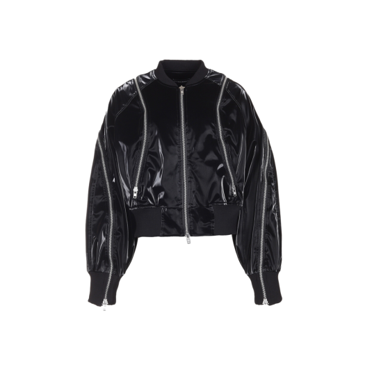 SG25SS30 Surgery Round Zip Bomber Glossy Black