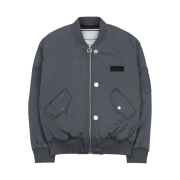 Wooyoungmi Back Logo MA-1 Grey - 22SS
