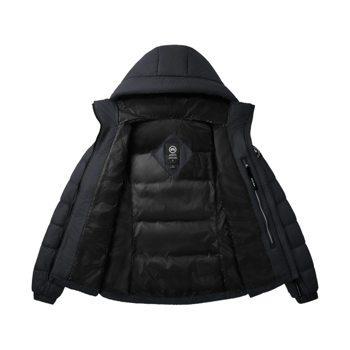 (W) 캐나다 구스 애보트 후디 블랙 라벨 네이비((W) Canada Goose Abbott Hoody Black Label Navy) - 2